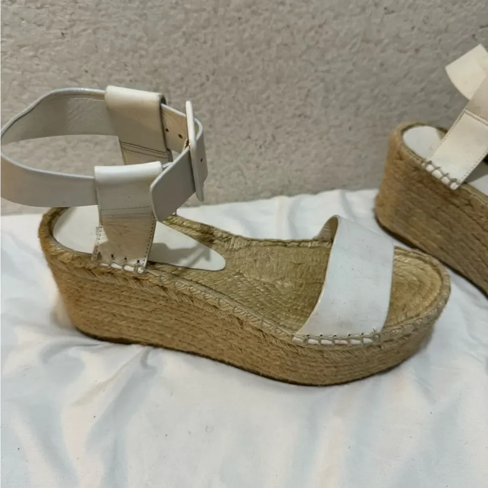 Vince Abby Leather Espadrille Sandal 7 M